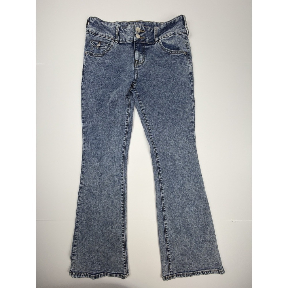 PacSun Low Rise Bootcut Jeans Womens Size 27 Stretch Medium Wash Denim - Picture 5 of 11